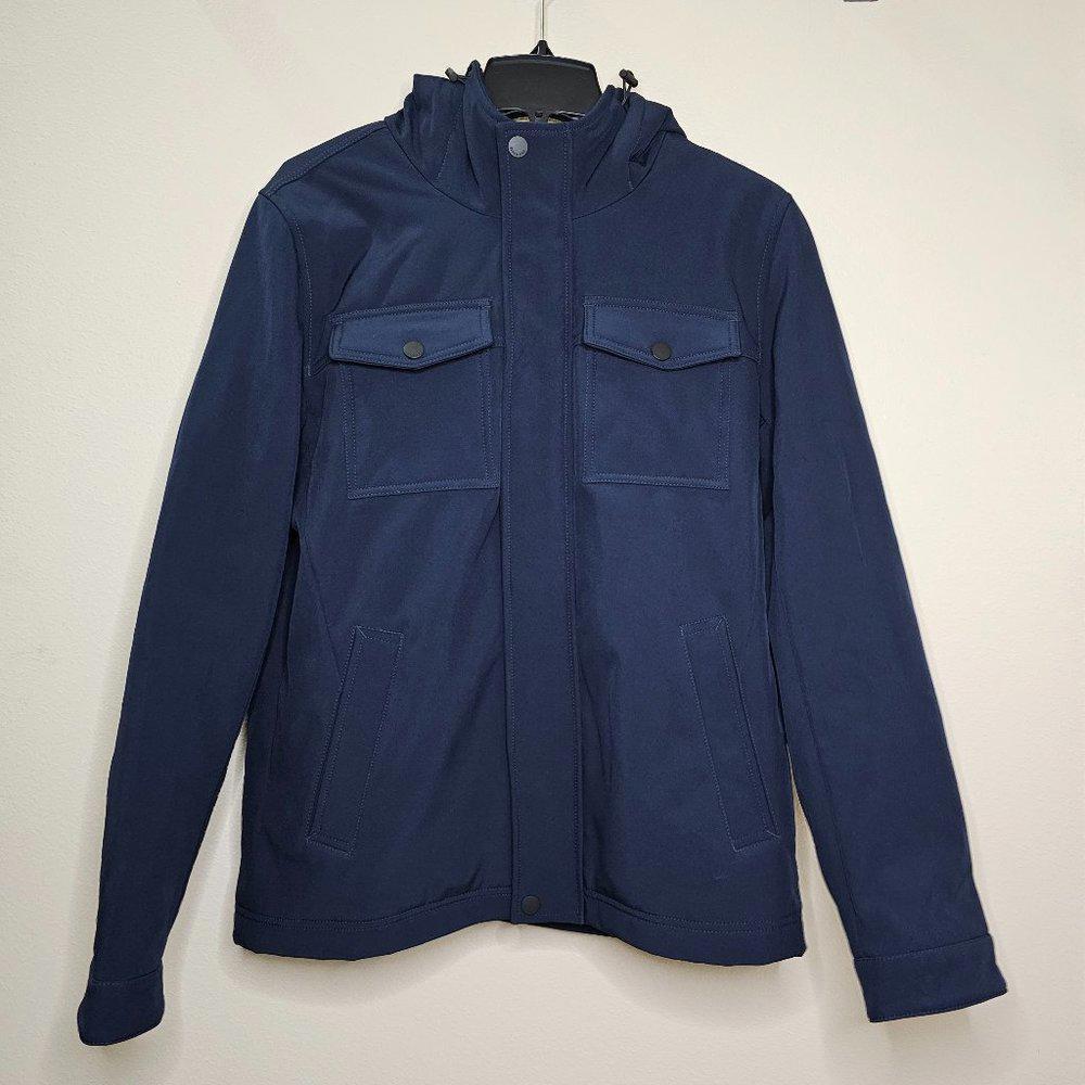 NWT Dockers Men's Navy Blue Coat Size Small
